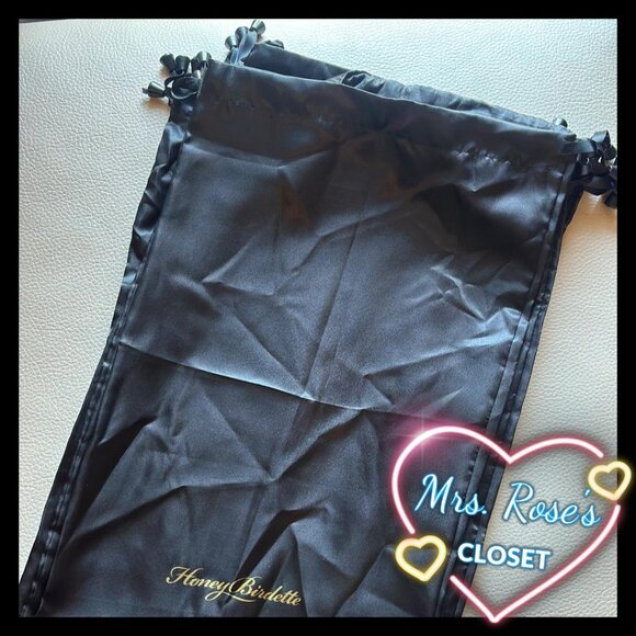 Honey Birdette Original Satin Lingerie Bags Size Large - Picture 1 of 2